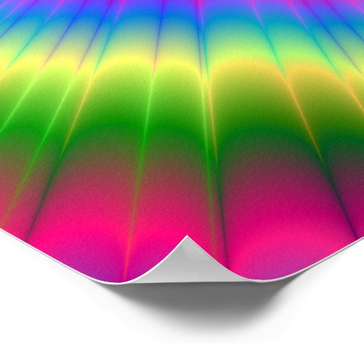 Poster Neon Explosion (Ecke)