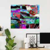 Poster – Neon Pulse (Heimbüro)