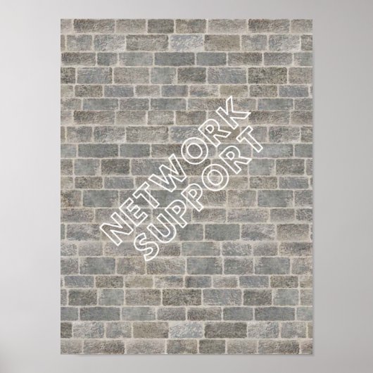 Poster Network Support (Vorne)