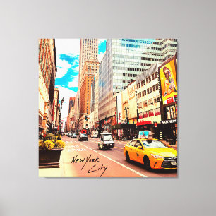 Poster New York City Leinwanddruck