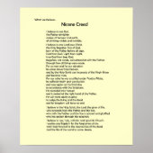 Poster-Nicene Creed~ Customizable! Poster (Vorne)