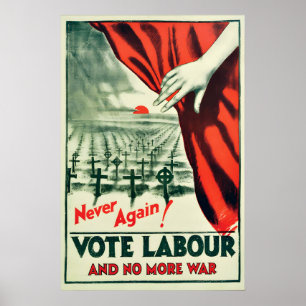 Poster Nie wieder! Wähle Labour und keine weiteren