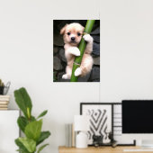 Poster Niedlich Puppy Gaejook 개 죽 이 (Heimbüro)