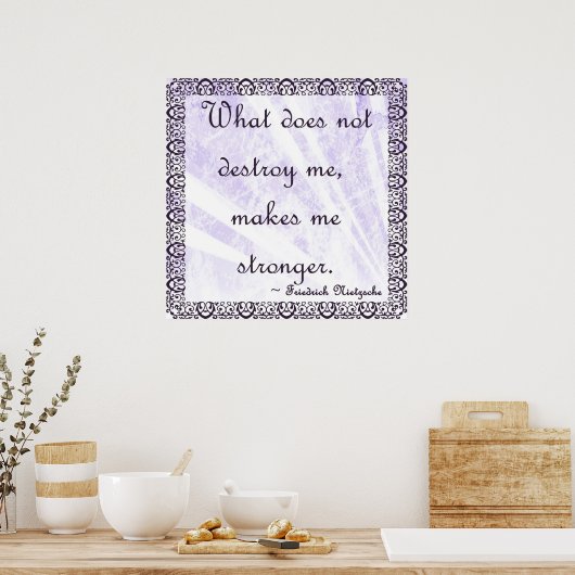 Poster - Nietzsche (Küche)