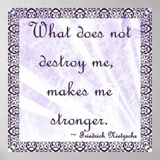 Poster - Nietzsche (Vorne)