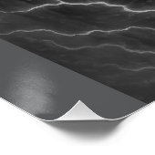 Poster "Nikola Tesla - The Electric Mind" (Ecke)