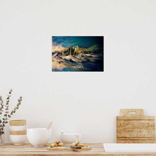 Poster Northrop F-5E Tiger II (Küche)