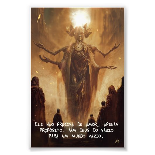 Poster Novo Mundo (frase III) (Vorne)