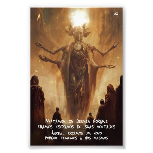 Poster Novo Mundo (frase IV) (Vorne)