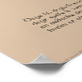 Poster "Nur Word-Fame stirbt nie" (16x20) (Ecke)