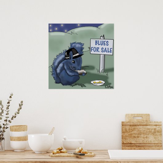 Poster "Nutz McGee" - von Kev Moore (Küche)