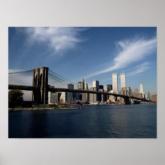 POSTER NYC~ in Memoriam ~ Twin Towers (Vorne)