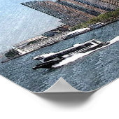 POSTER NYC SKYLINE Lower Manhattan (Ecke)