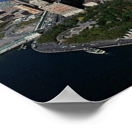 POSTER NYC~ World Trade Center ~ Twin Towers (Ecke)