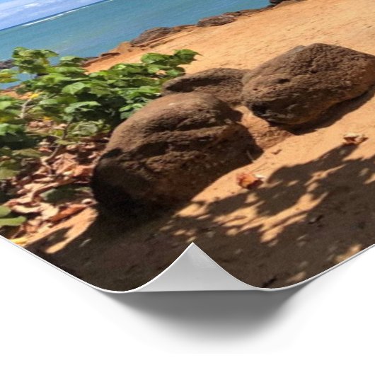 Poster - Oahu Beach (Ecke)