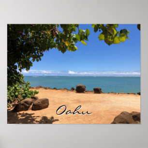 Poster - Oahu Beach