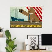 Poster "Object Courteful" (Heimbüro)
