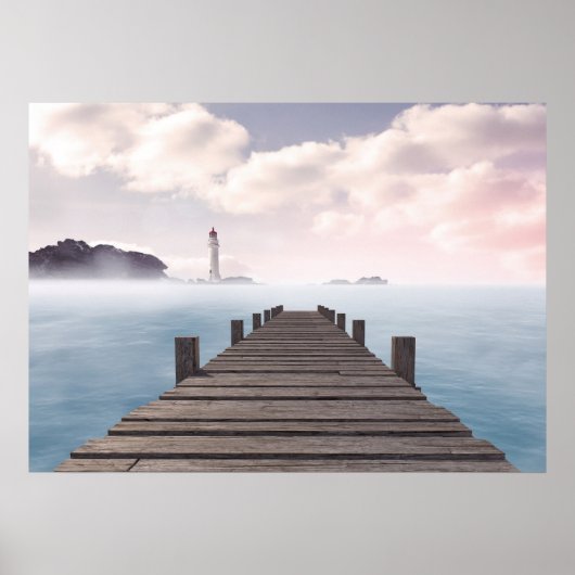 Poster Ocean Dock Scene (Vorne)