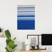 Poster - Ocean Horizon in Crochet (Heimbüro)