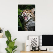 Poster - Ocelot snarl (Heimbüro)