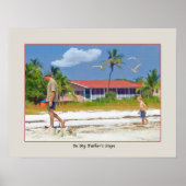 Poster oder Print in den Schritten meines Vaters (Vorne)