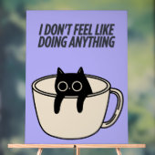 POSTER OF A LAZY CAT (Neutral)