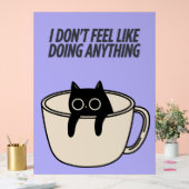 POSTER OF A LAZY CAT (Hochzeit)