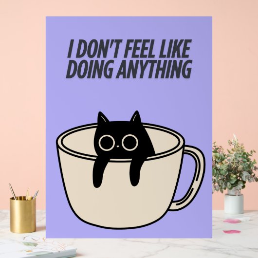 POSTER OF A LAZY CAT (Hochzeit)