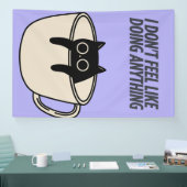 POSTER OF A LAZY CAT Banner (Messe)