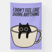 POSTER OF A LAZY CAT Banner (Vertikal)