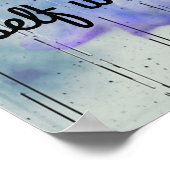 Poster of a Women and the Sea (Ecke)