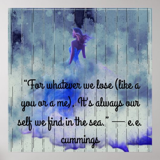 Poster of a Women and the Sea (Vorne)