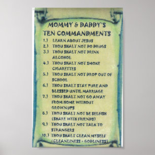 Poster of Mommy & Daddys 10 Gebote