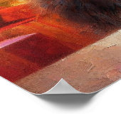 Poster of Newf Getting Cookie From Santa (Ecke)