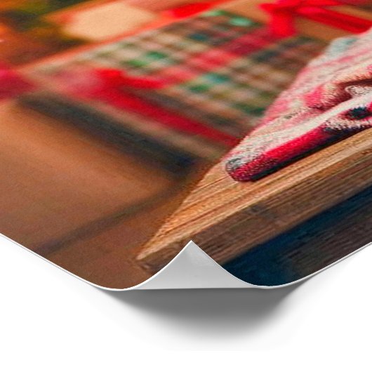 Poster of Newf Posing for Annual Portrait (Ecke)