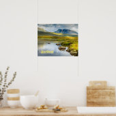 Poster of Scottish Highlands in Schottland. (Küche)