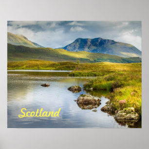 Poster of Scottish Highlands in Schottland.