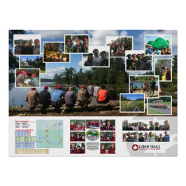 Poster of the Canoe Trails 2017 Kanadische Reise