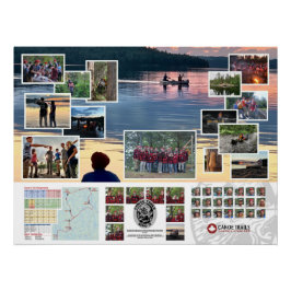 Poster of the Canoe Trails 2019 Kanadische Reise