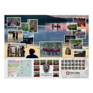 Poster of the Canoe Trails 2019 Kanadische Reise