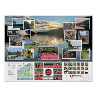 Poster of the Canoe Trails 2021 Kanadische Reise