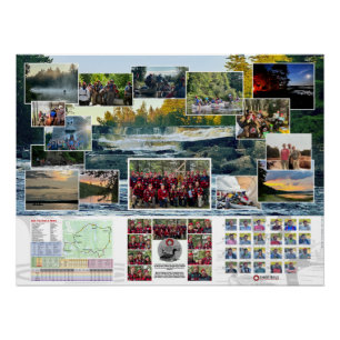 Poster of the Canoe Trails 2023 Kanadische Reise