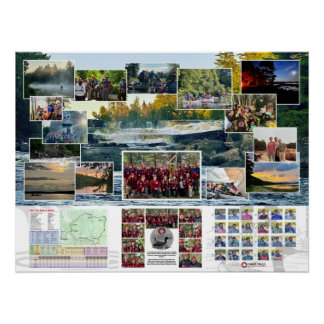 Poster of the Canoe Trails 2023 Kanadische Reise