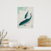 POSTER: OHARA KOSON: CARP/KOI 1926 POSTER (Küche)