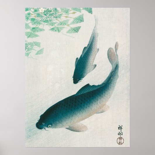 POSTER: OHARA KOSON: CARP/KOI 1926 POSTER (Vorne)