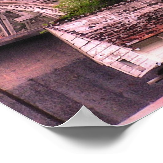 Poster "Old Woodie" (Ecke)