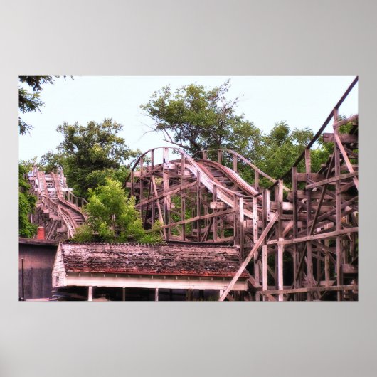 Poster "Old Woodie" (Vorne)