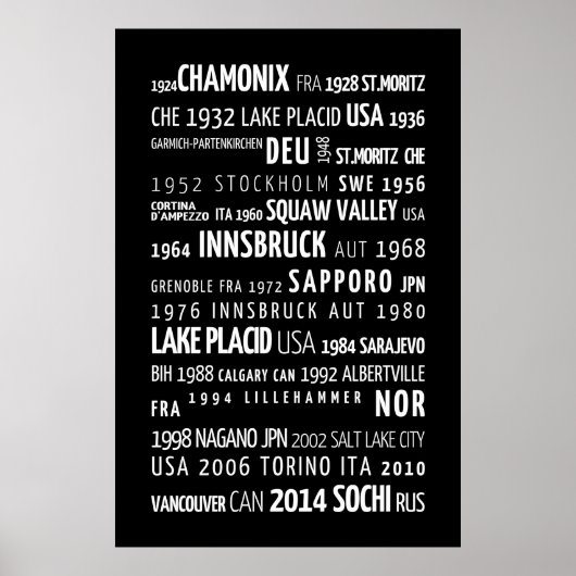 Poster Olympische Spiele (Vorne)