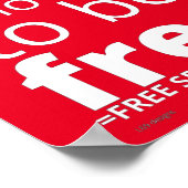 Poster "ON BENDED KNEE.." (Ecke)