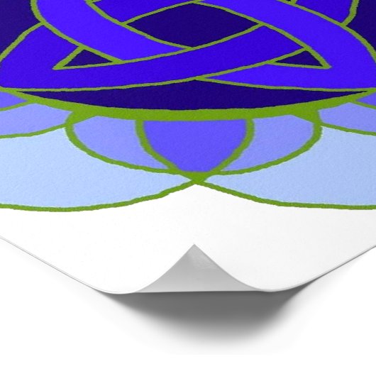 Poster "Opening the Throat Chakra" (Ecke)